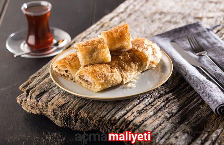 Börek Dükkanı Açma Maliyeti