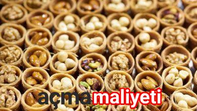 Kuruyemiş dükkanı açma maliyeti nedir
